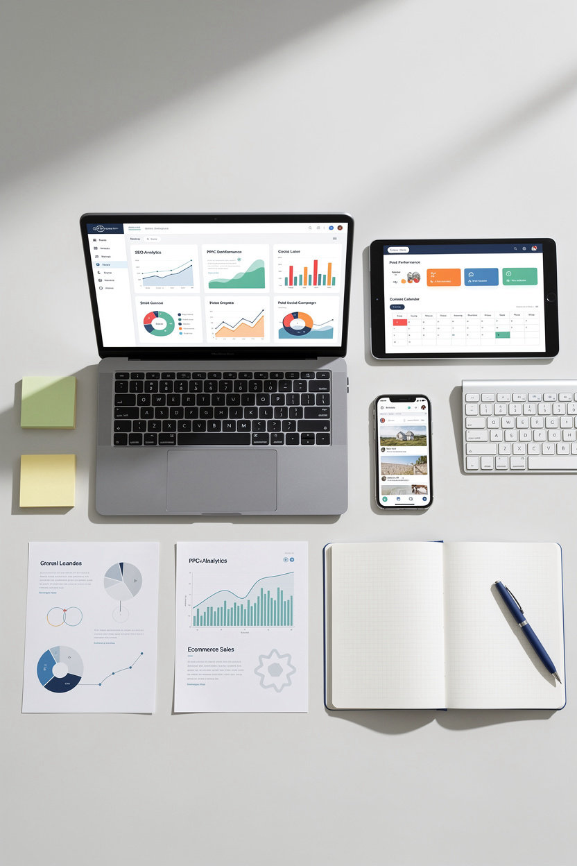 Geek Powered Studios, LLC digital marketing services including SEO, PPC, web design, and email marketing for Austin businesses